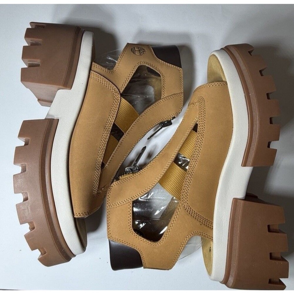 TIMBERLAND BOOT SANDALS Size 9.5 EVERLEIGH GLADIATOR TB0A634M754 NEW TIMBS WOMEN